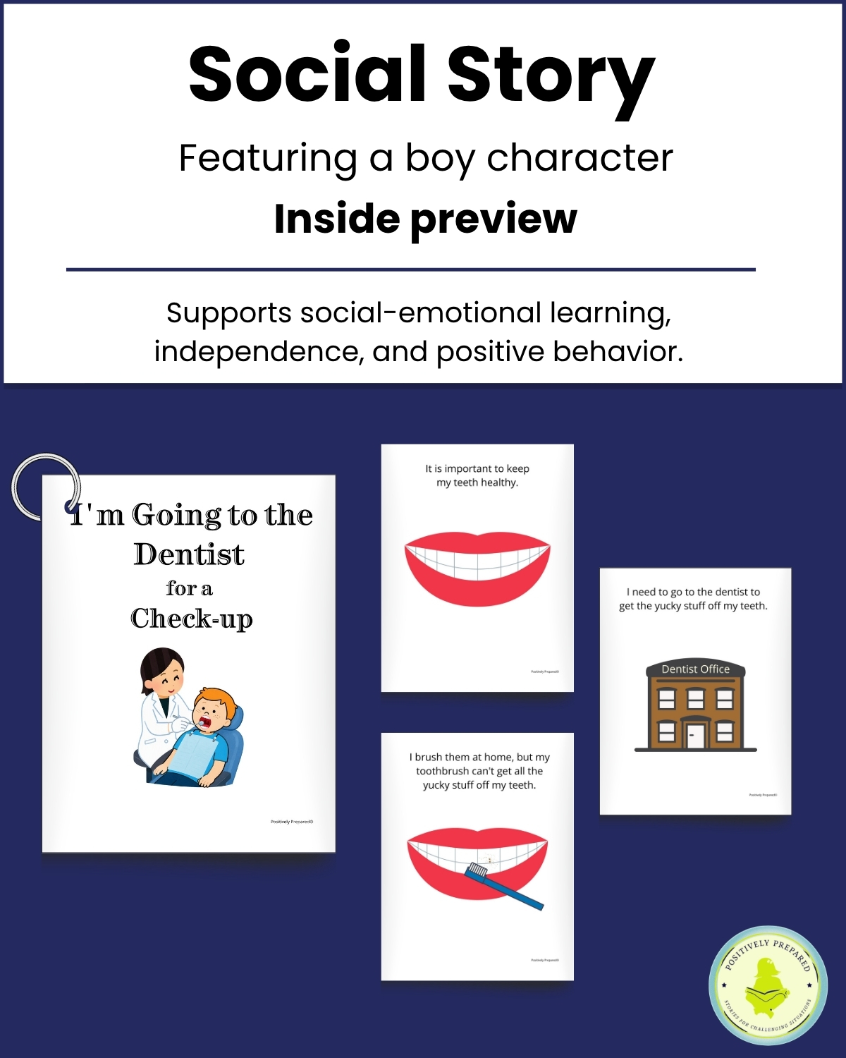 Dentist Check-Up Social Story Kit - Image 3