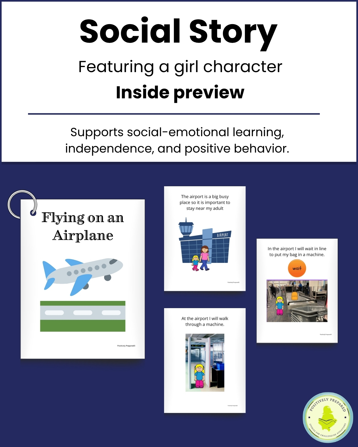 Airplane Social Story Kit - Image 4