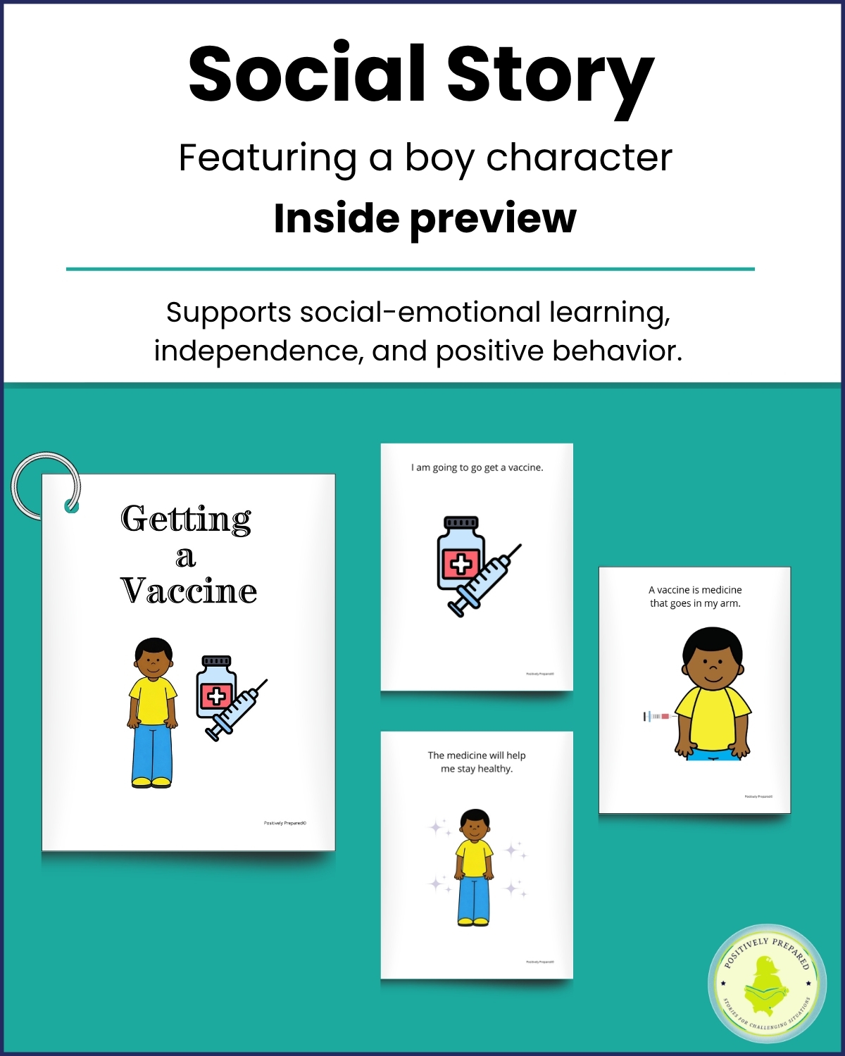 Getting a Vaccine Social Story Kit - Image 3