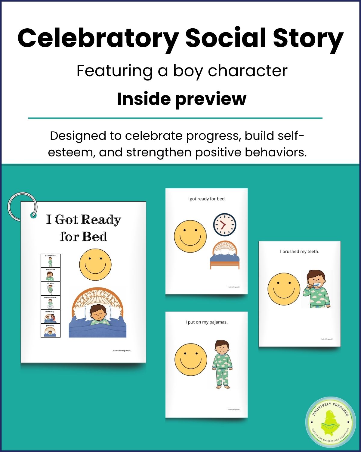 Bedtime Routine Social Story Kit - Image 5