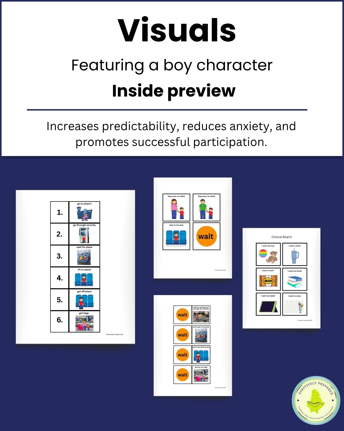Airplane Social Story Kit - Image 7