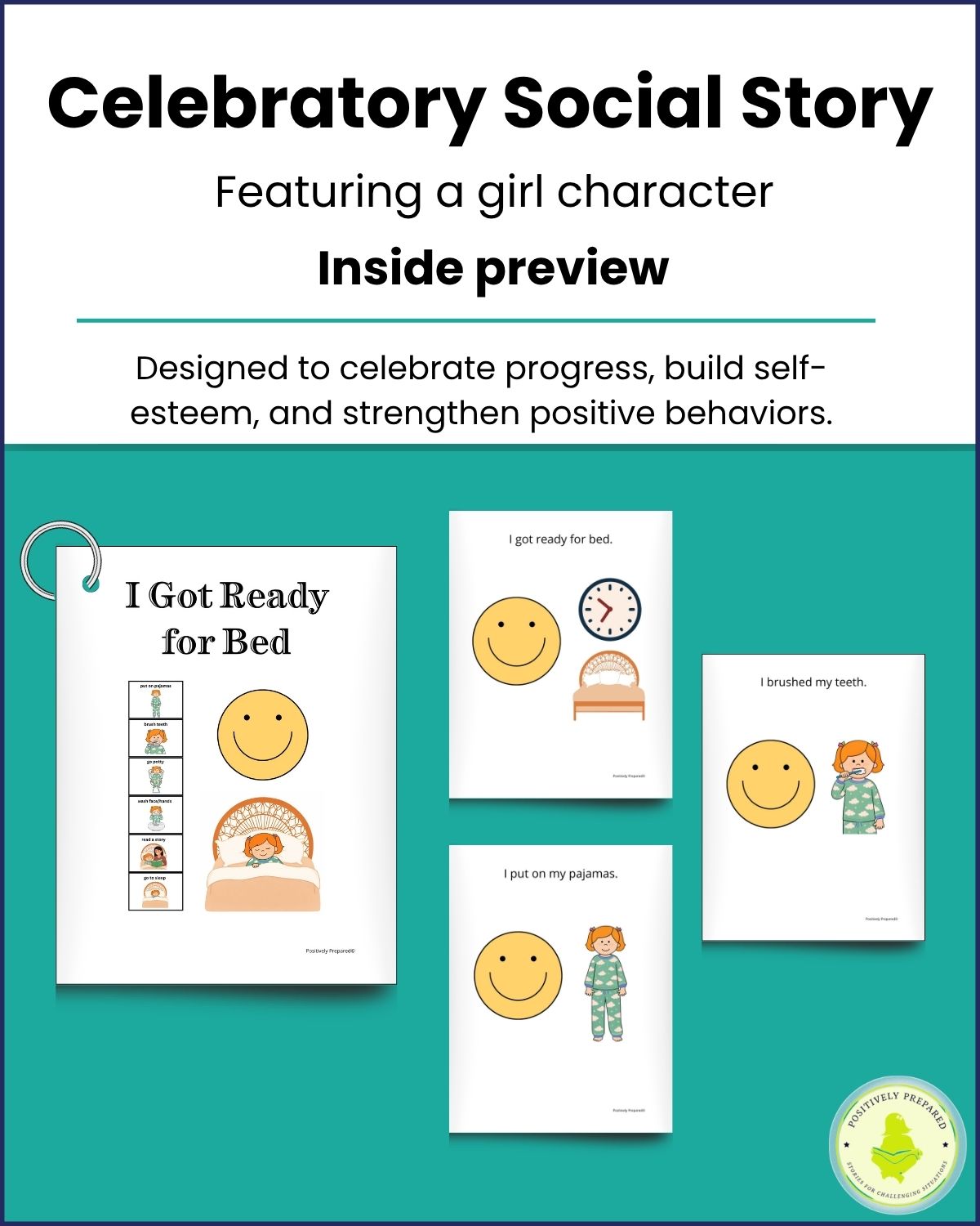 Bedtime Routine Social Story Kit - Image 6