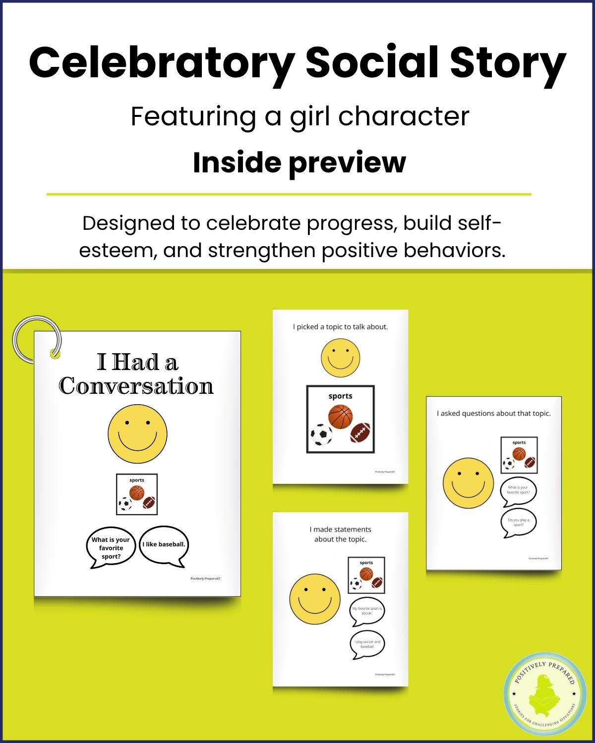 Having a Conversation Social Story Kit - Image 6