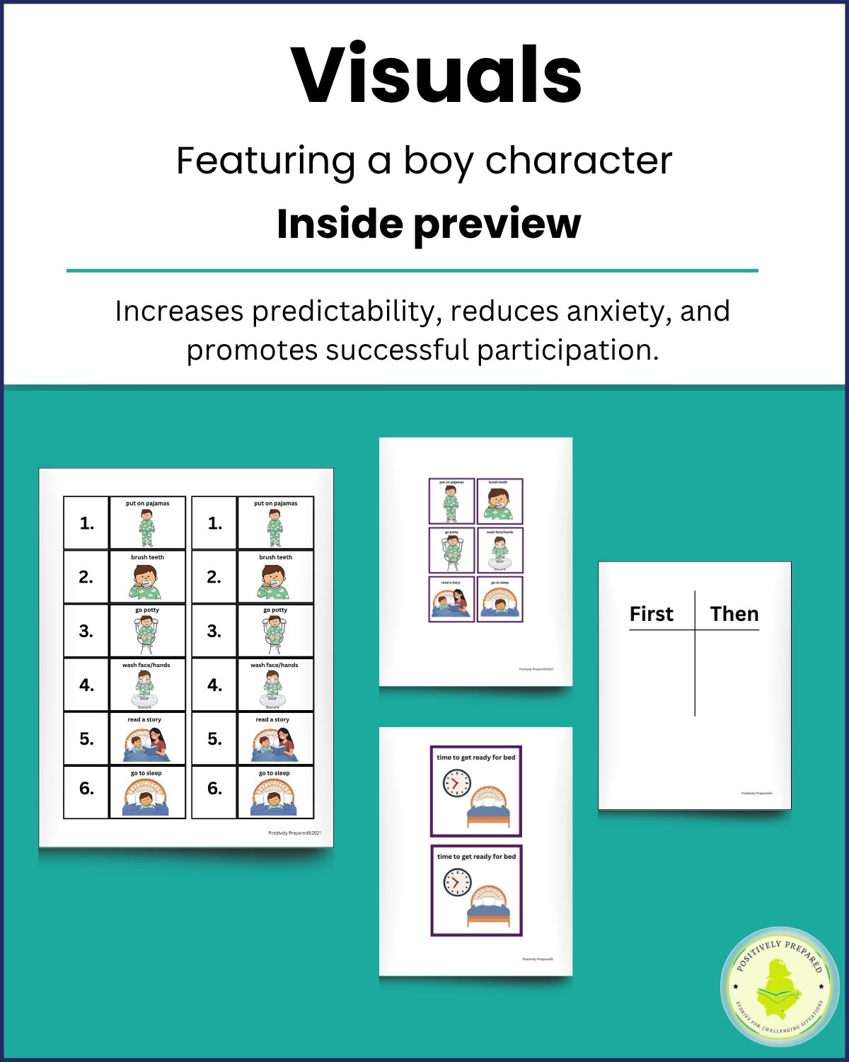 Bedtime Routine Social Story Kit - Image 7