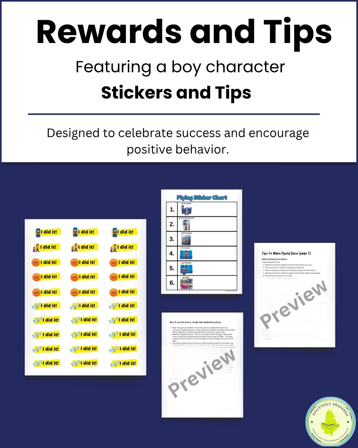 Airplane Social Story Kit - Image 9