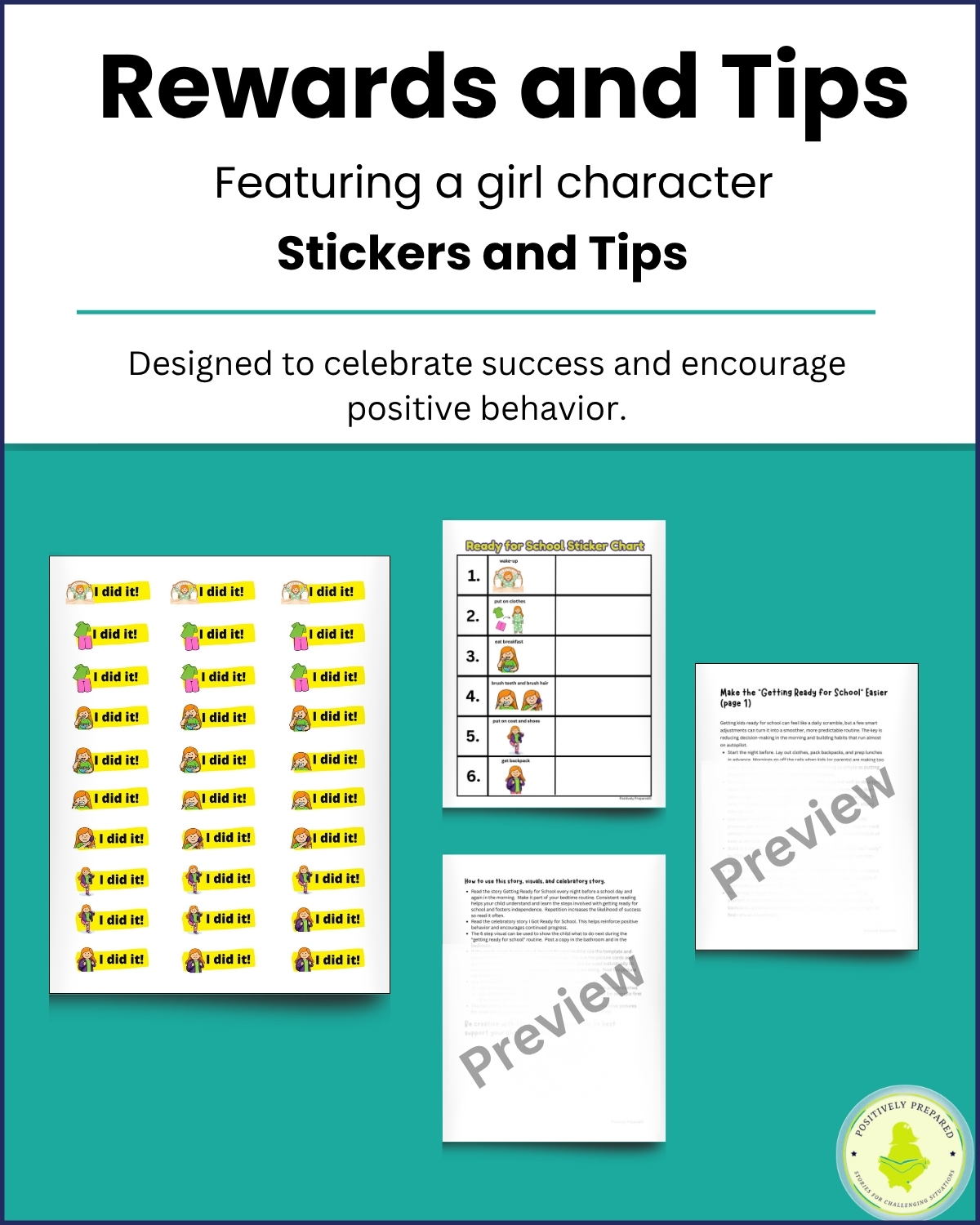 Getting Ready for School Social Story Kit - Image 10
