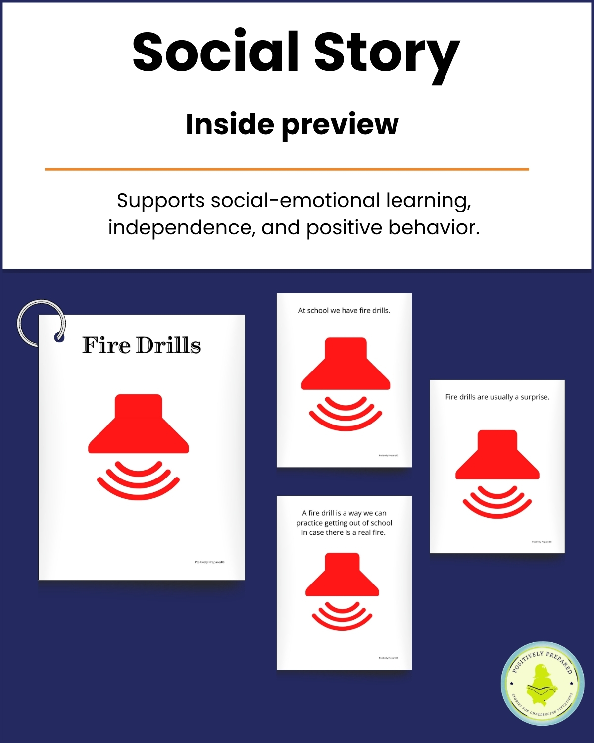 Fire Drills Social Story Kit - Image 3