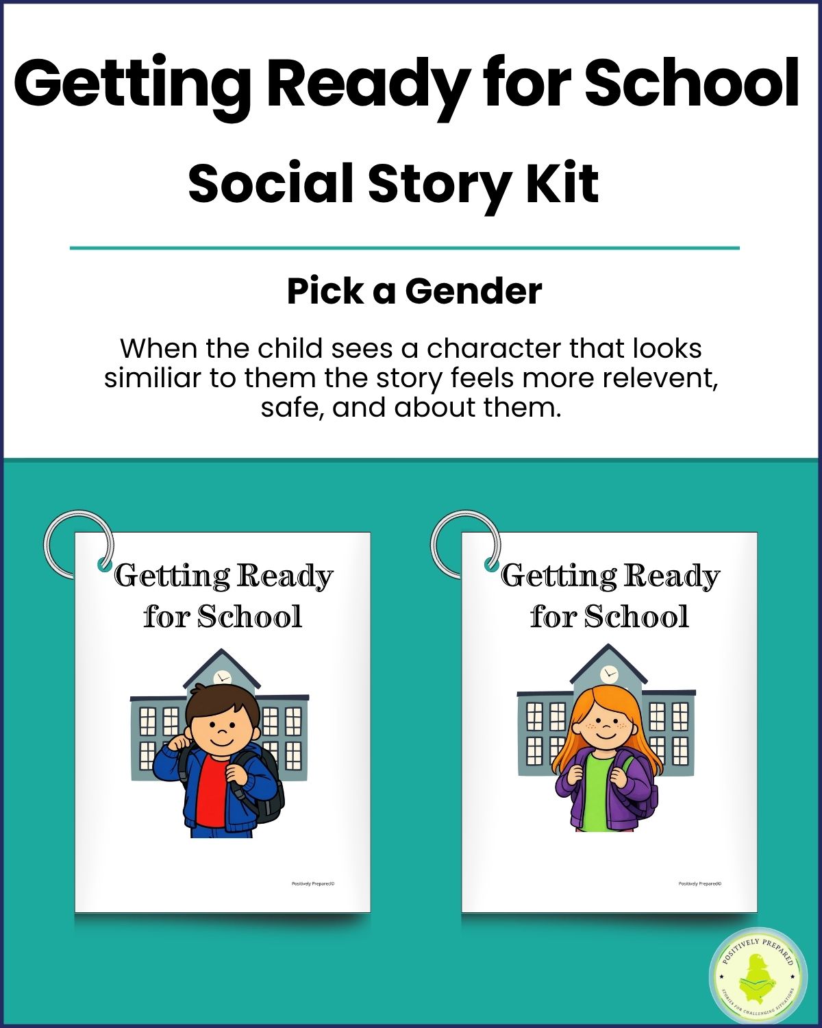 Getting Ready for School Social Story Kit - Image 2