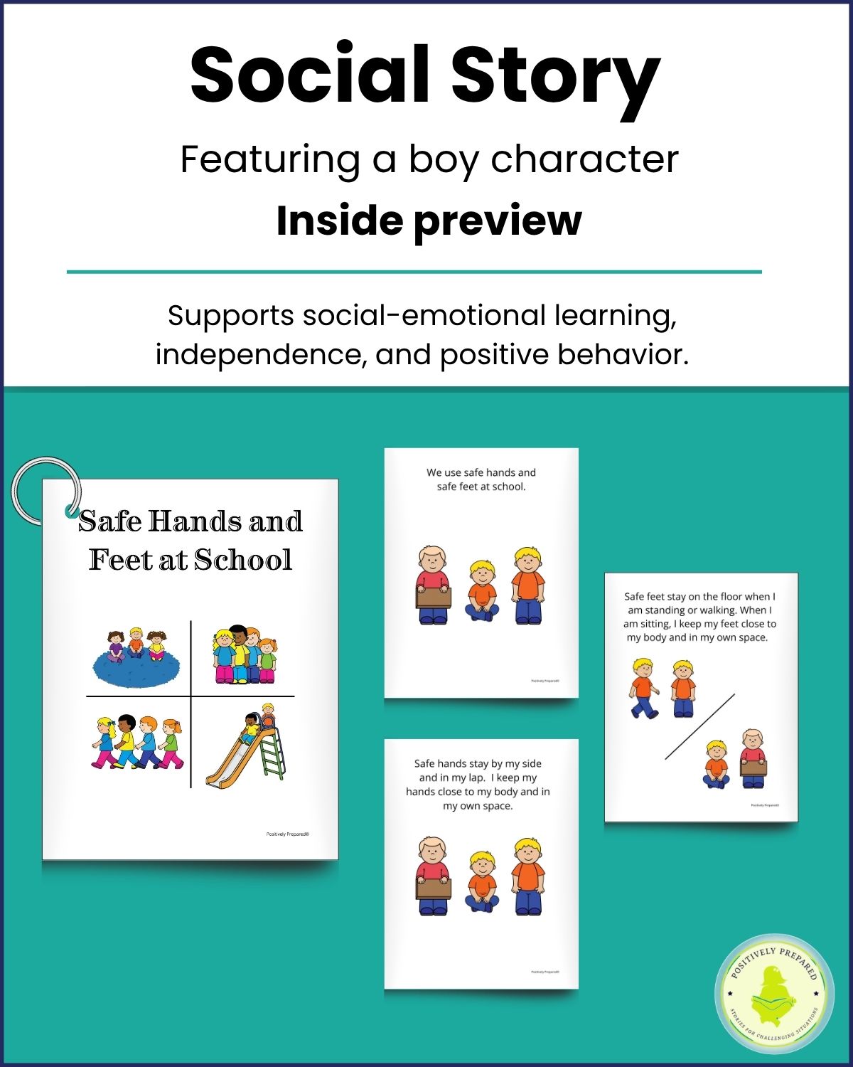 Safe Hand and Safe Feet at School - Image 3