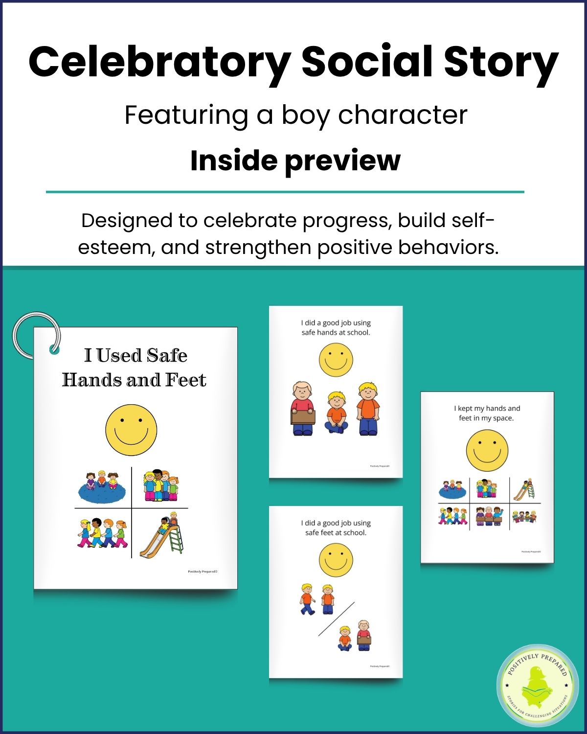 Safe Hand and Safe Feet at School - Image 5