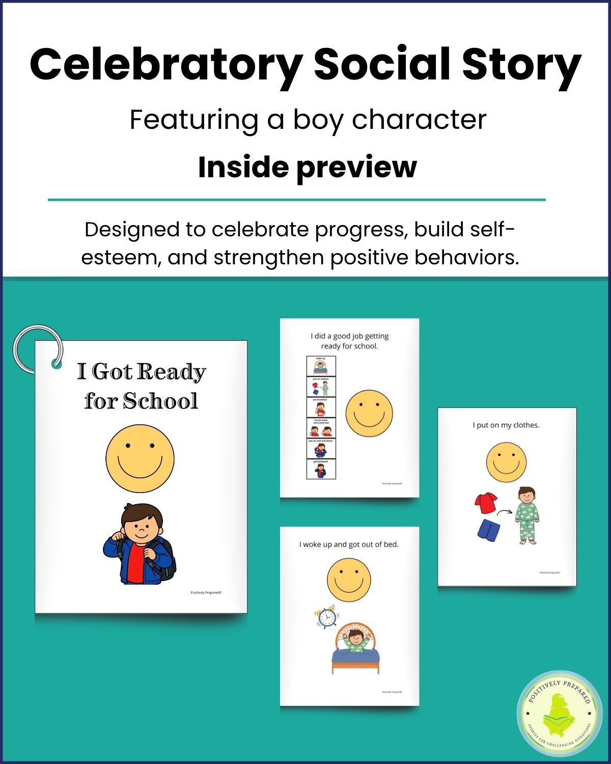 Getting Ready for School Social Story Kit - Image 5