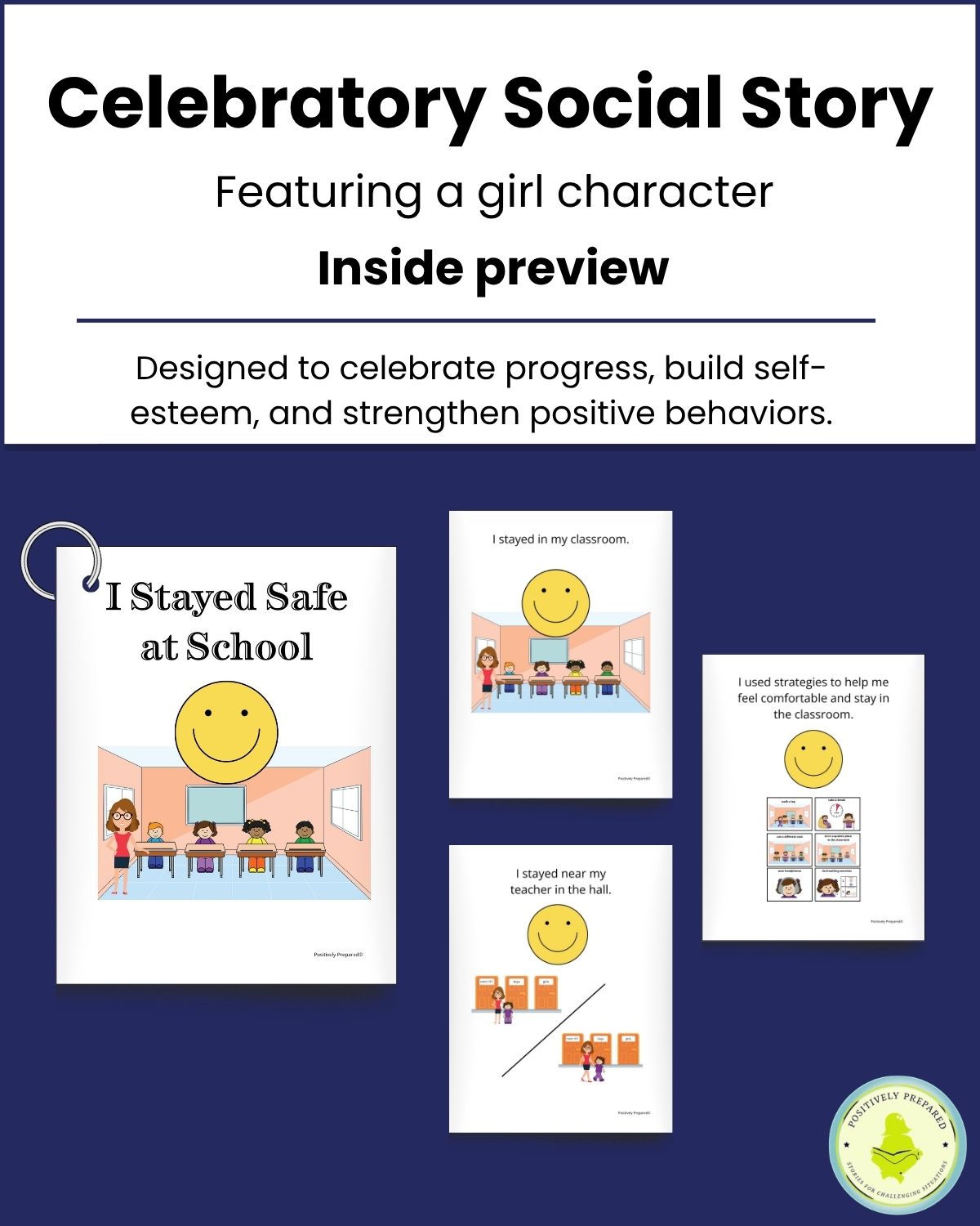 Being Safe at School Social Story Kit - Image 6