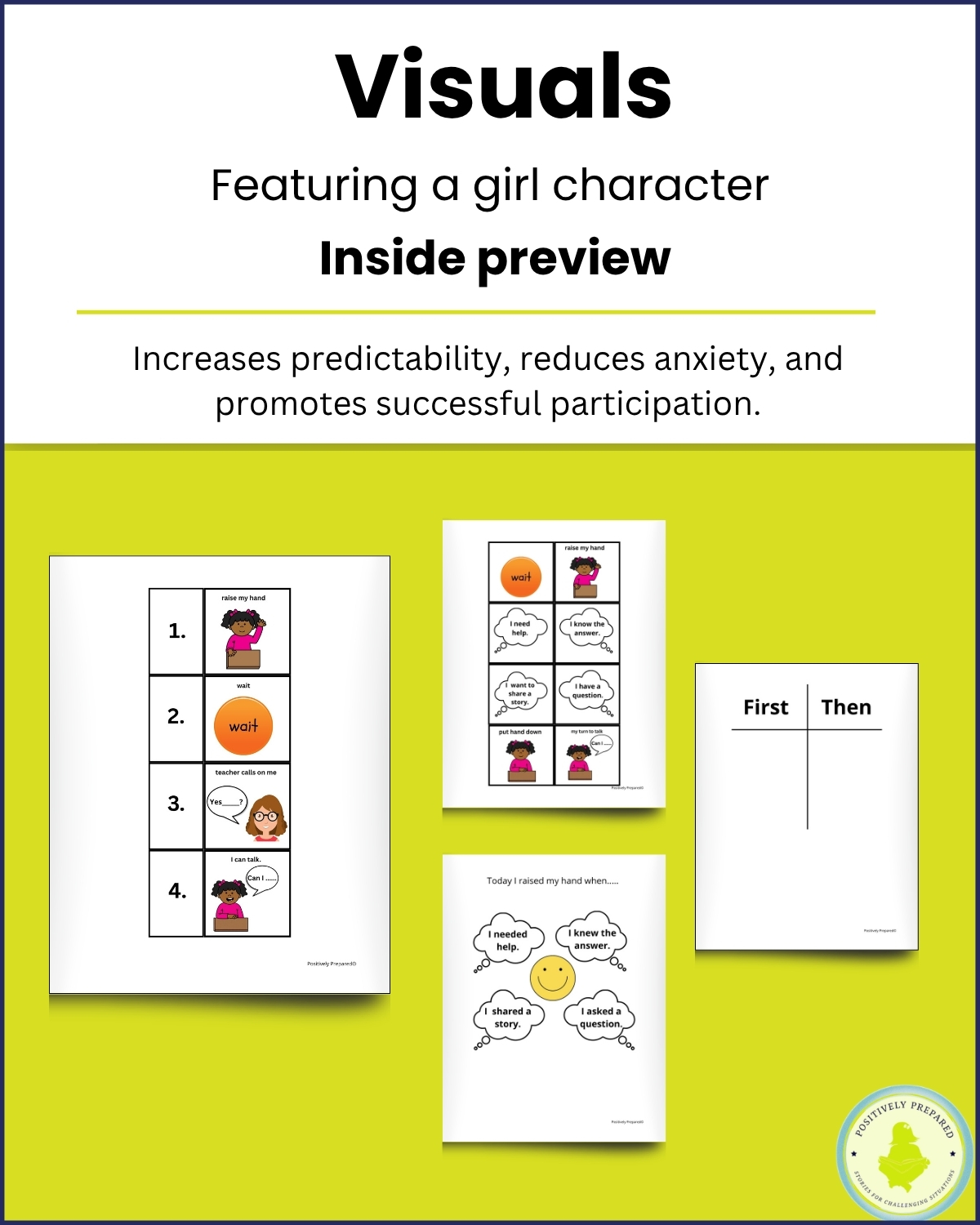 Raising My Hand Social Story Kit - Image 8