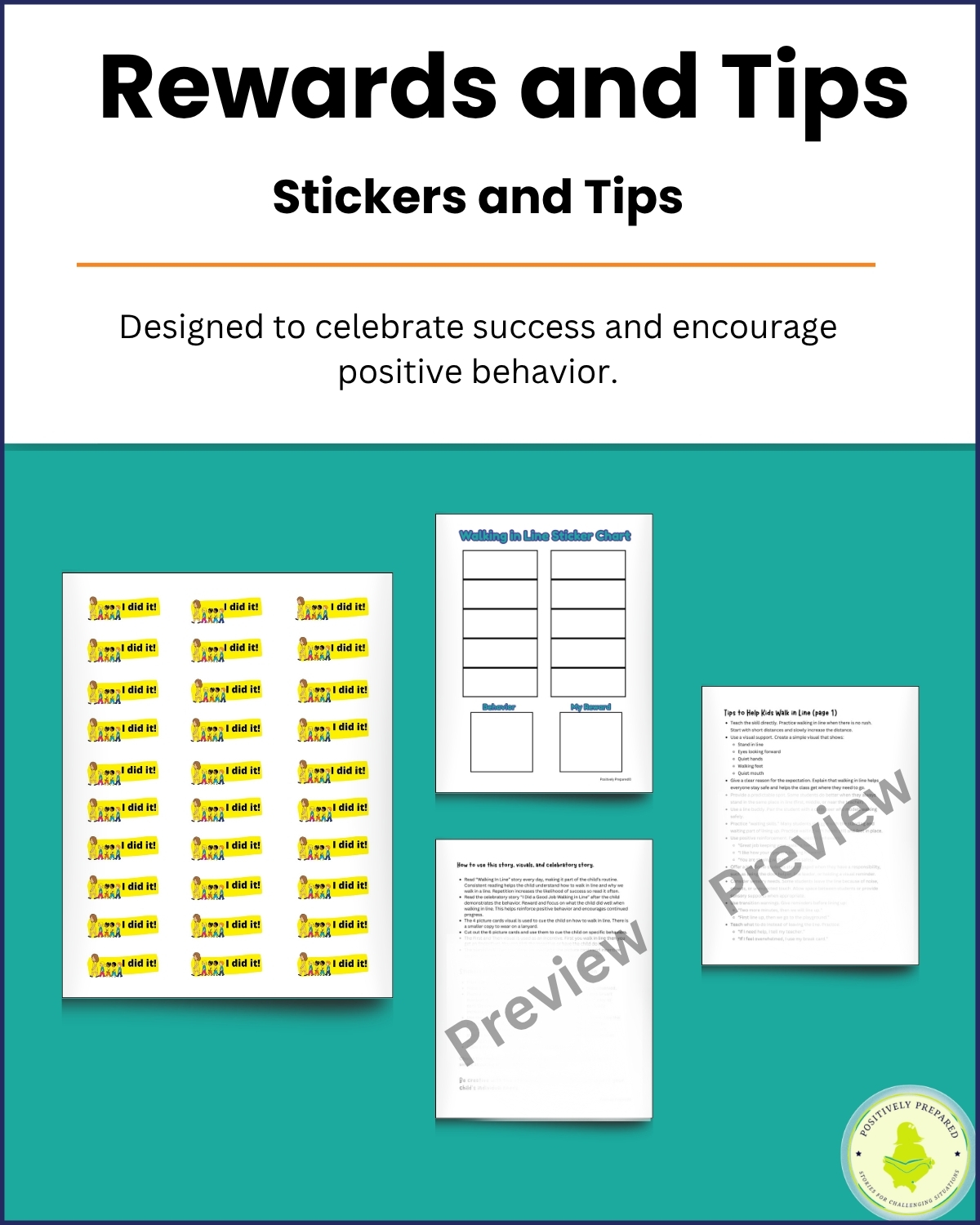 Walking in Line Social Story Kit - Image 6