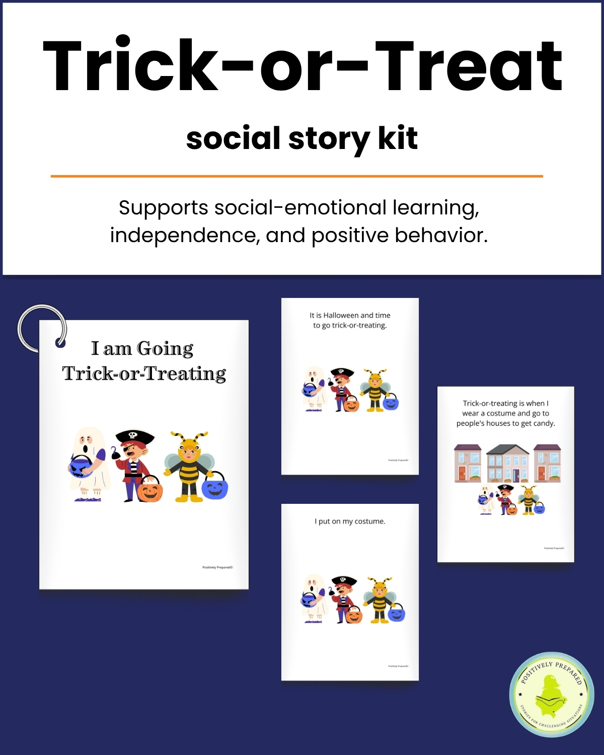 Trick-or-Treat Social Story Kit - Image 2