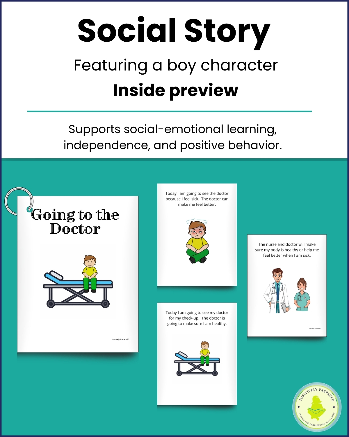 Going to the Doctor Social Story Kit - Image 3