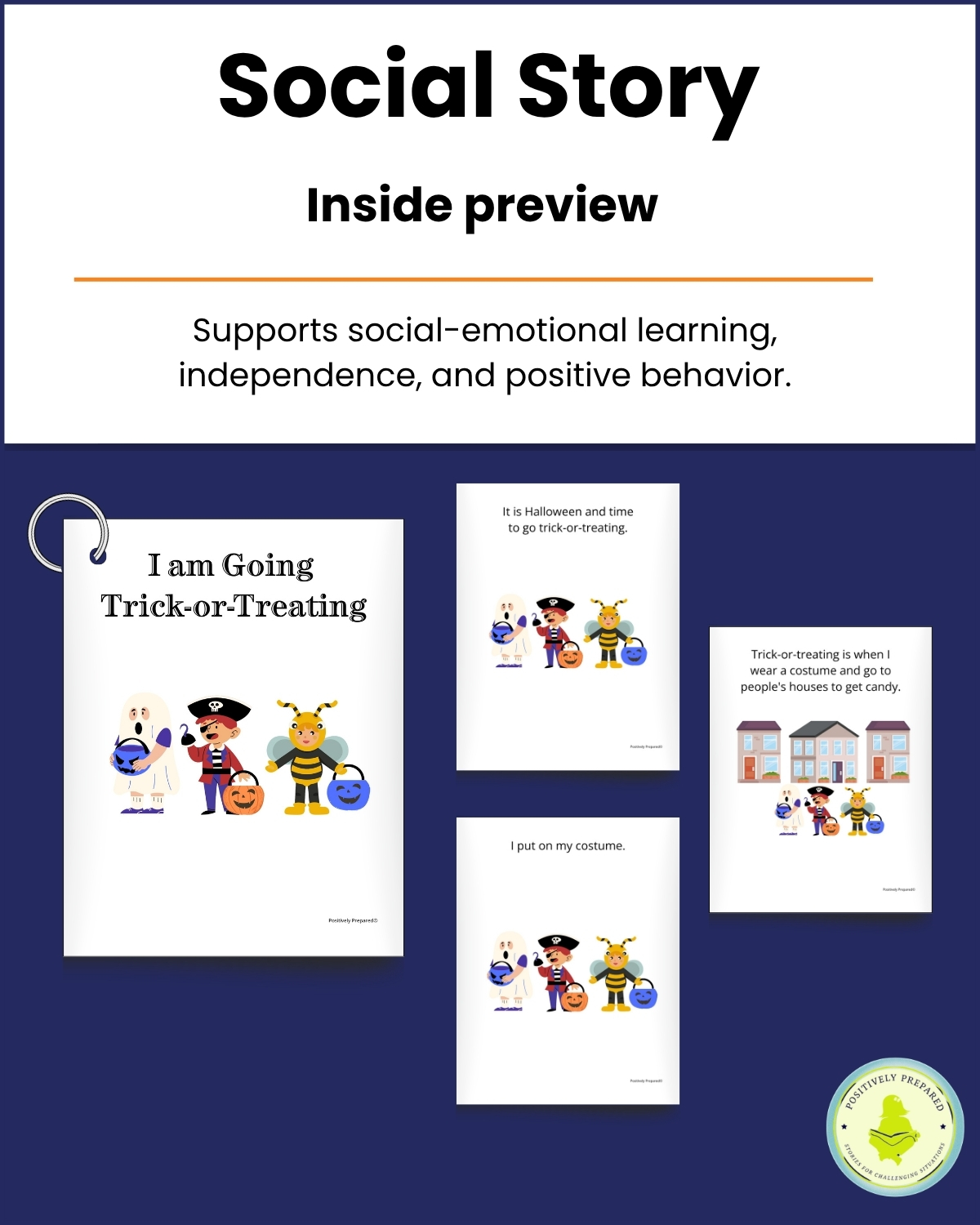 Trick-or-Treat Social Story Kit - Image 3