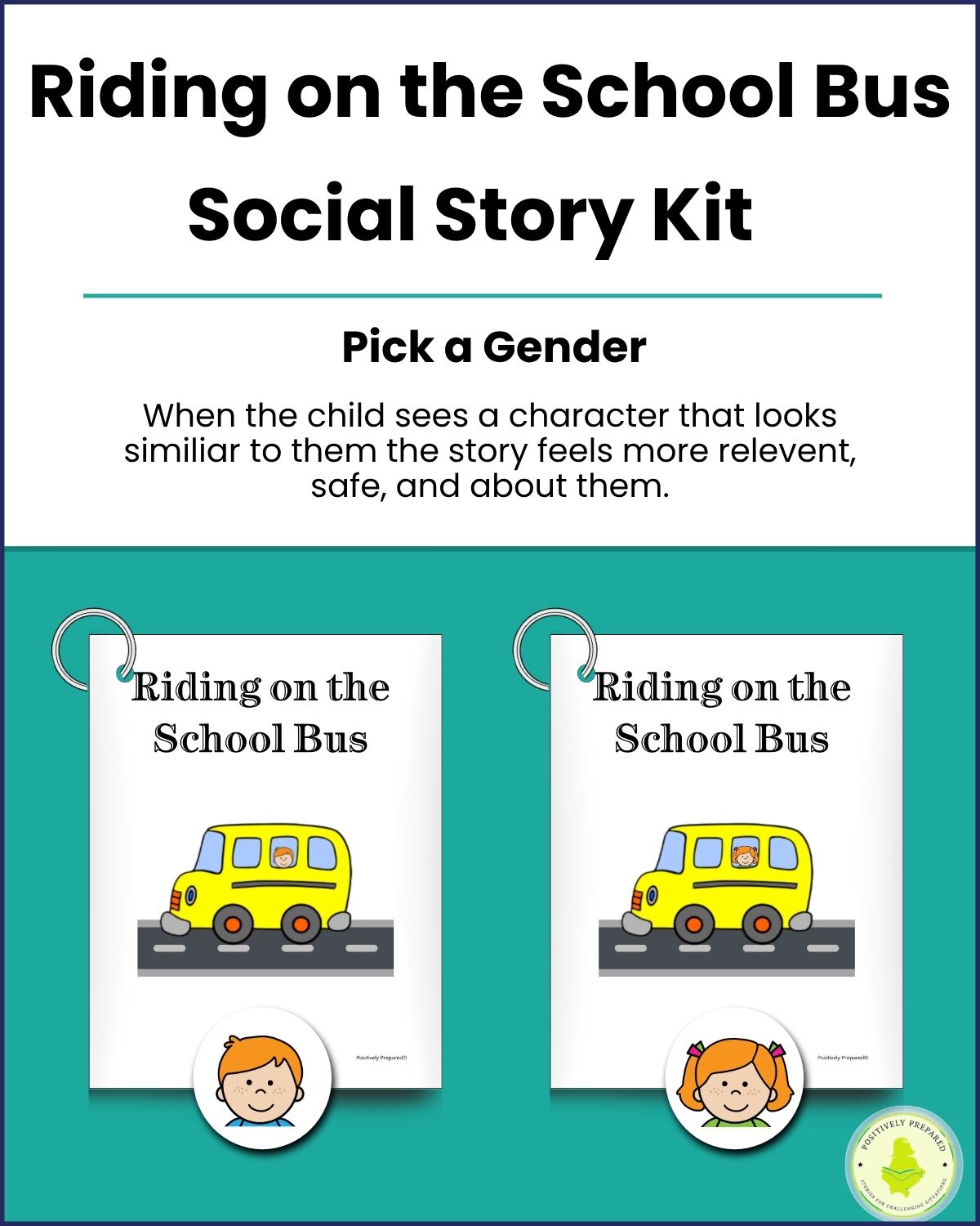 Riding on the School Bus Social Story Kit - Image 2