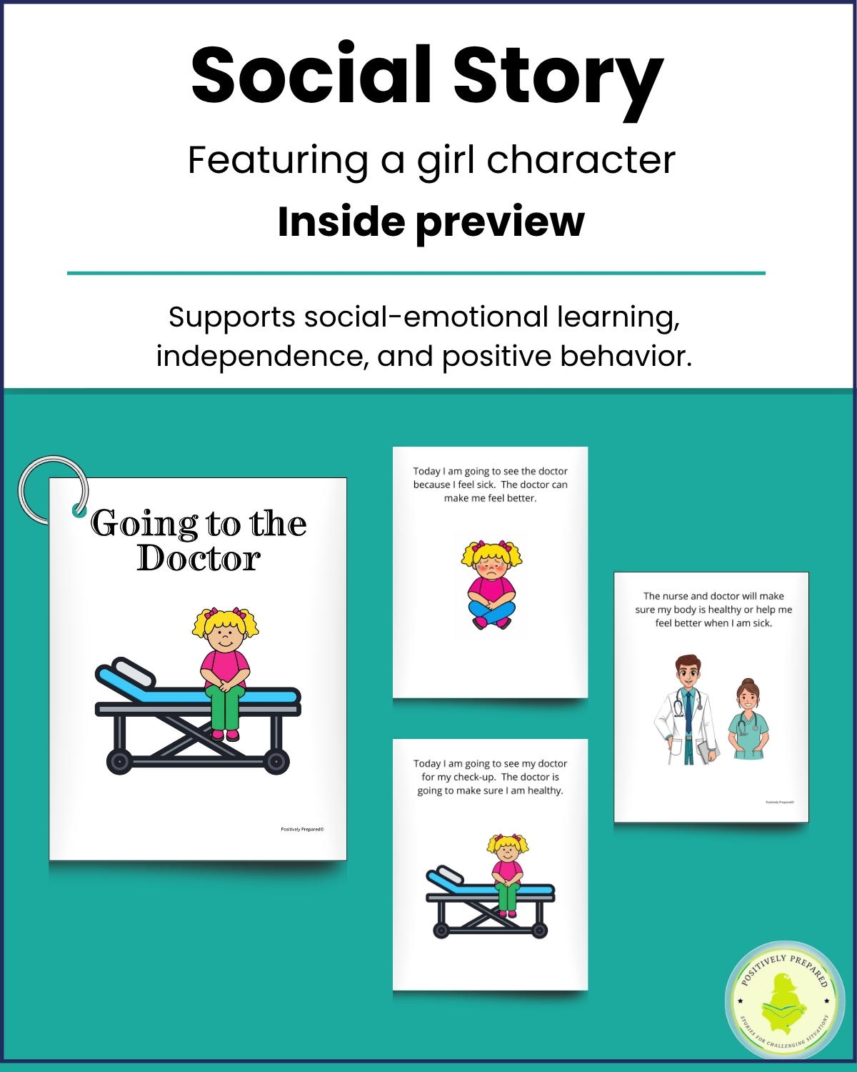 Going to the Doctor Social Story Kit - Image 4