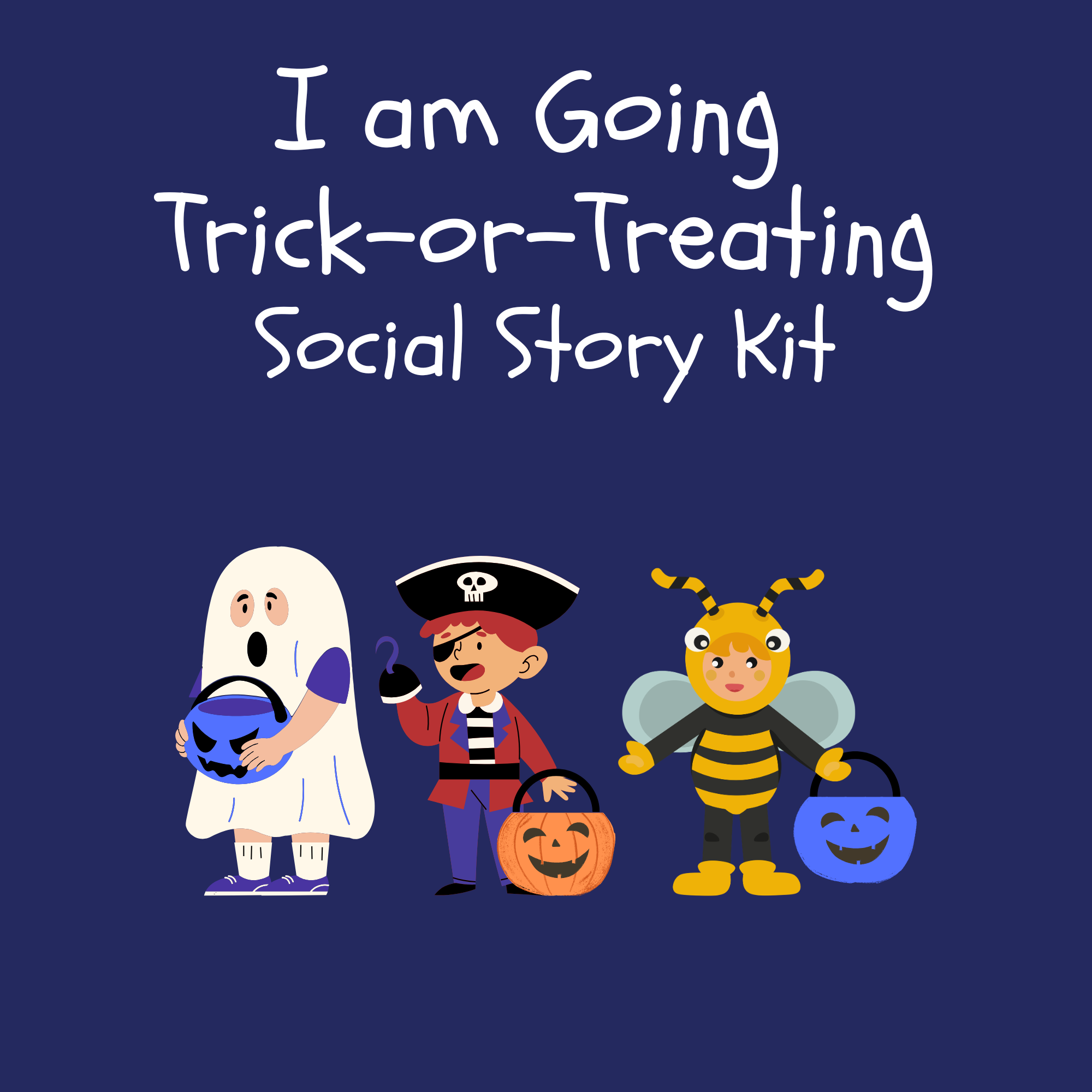 Trick-or-Treat Social Story Kit