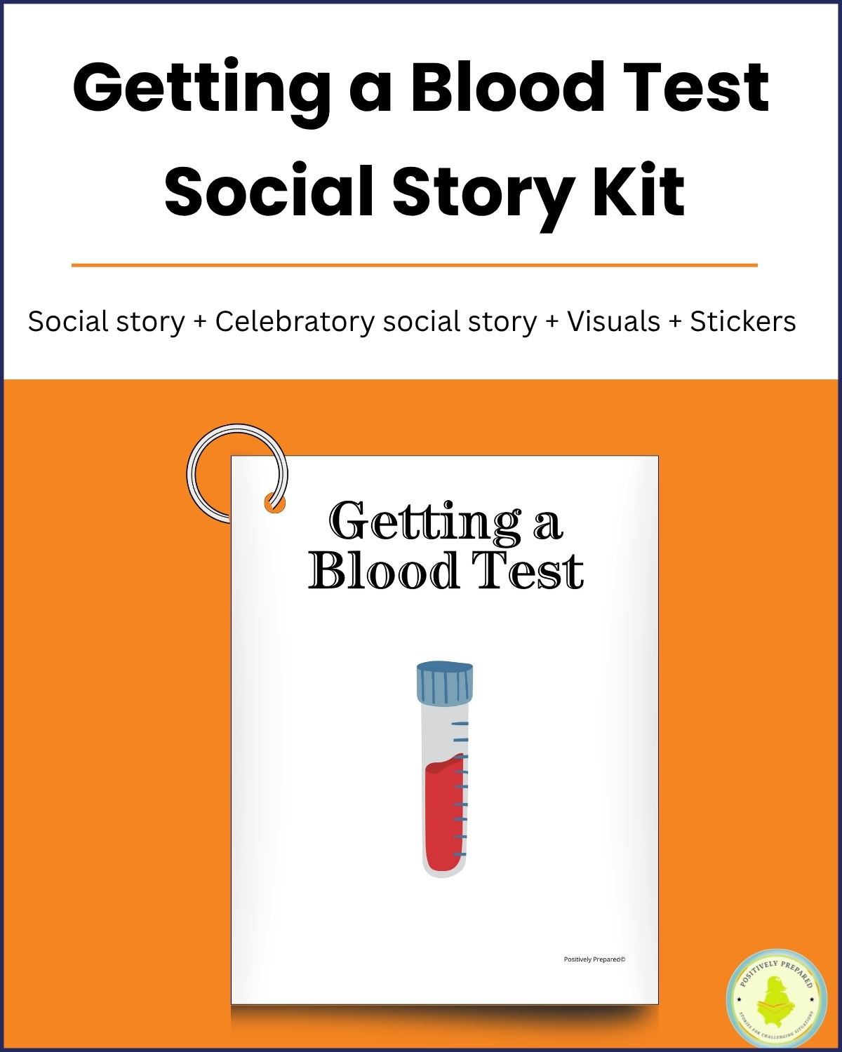 Getting My Blood Tested Social Story Kit - Image 2