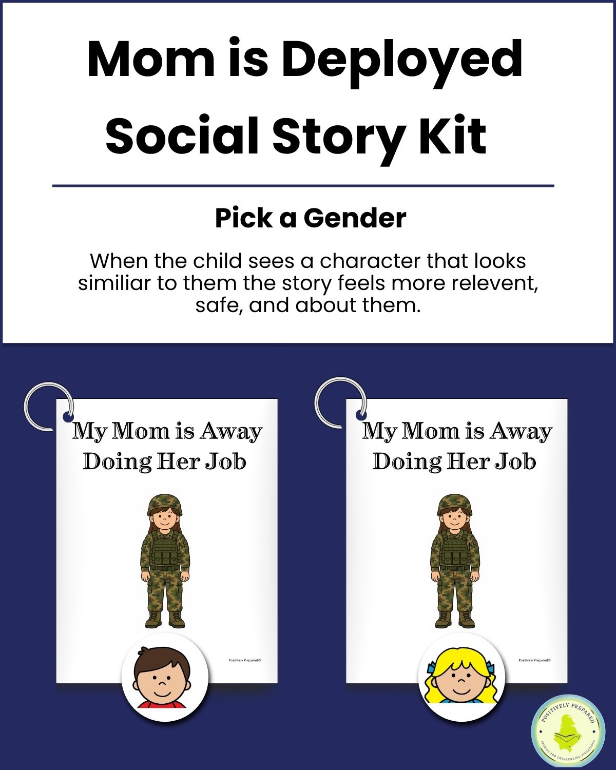 Mom is Deployed Social Story Kit - Image 2