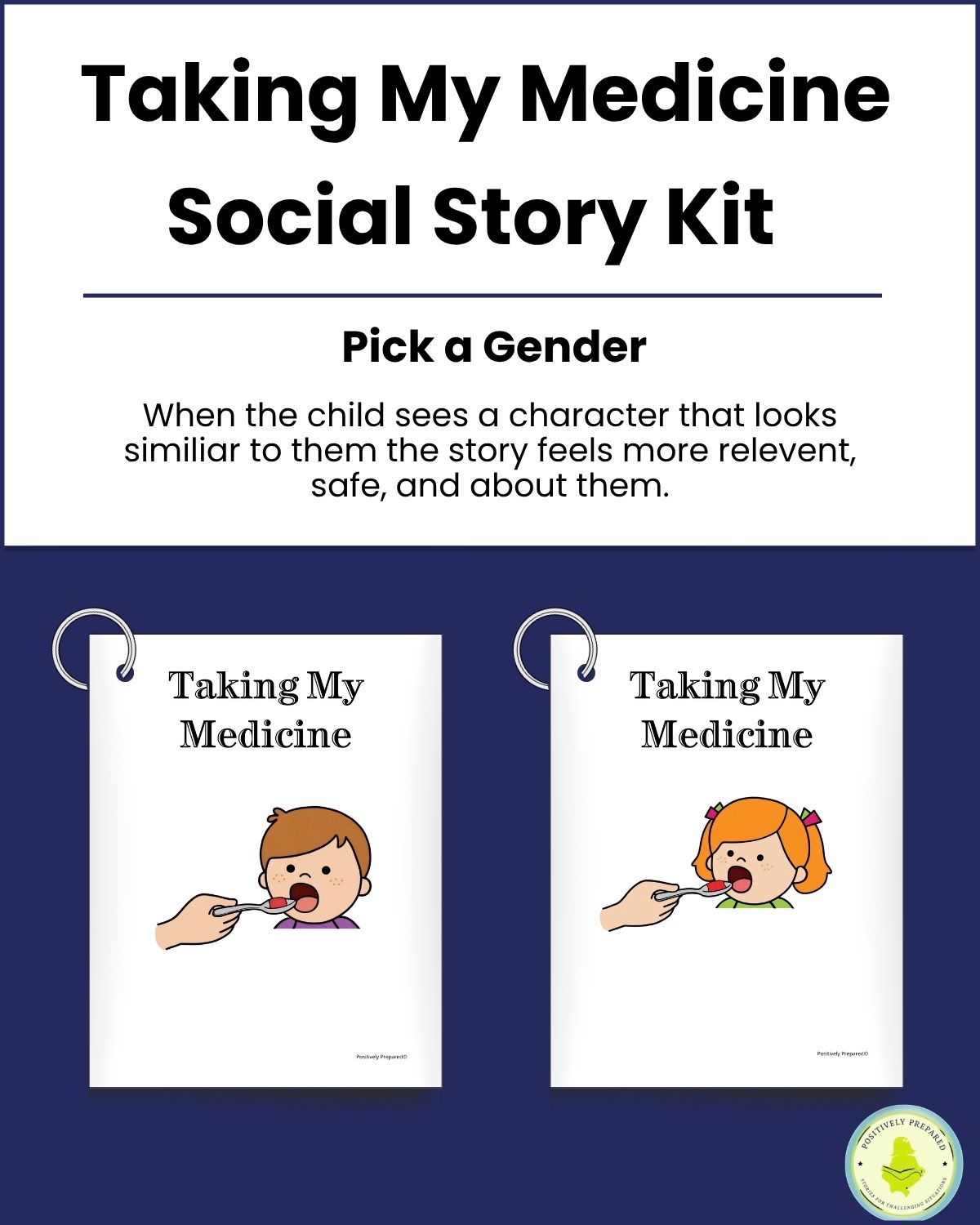 Taking My Medicine Social Story Kit - Image 2