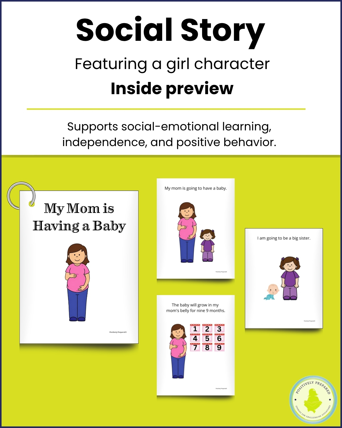 My Mom is Having a Baby Social Story Kit - Image 4