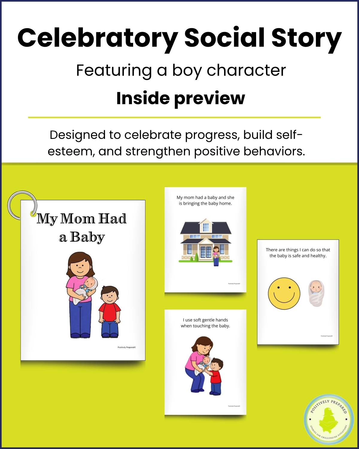 My Mom is Having a Baby Social Story Kit - Image 5