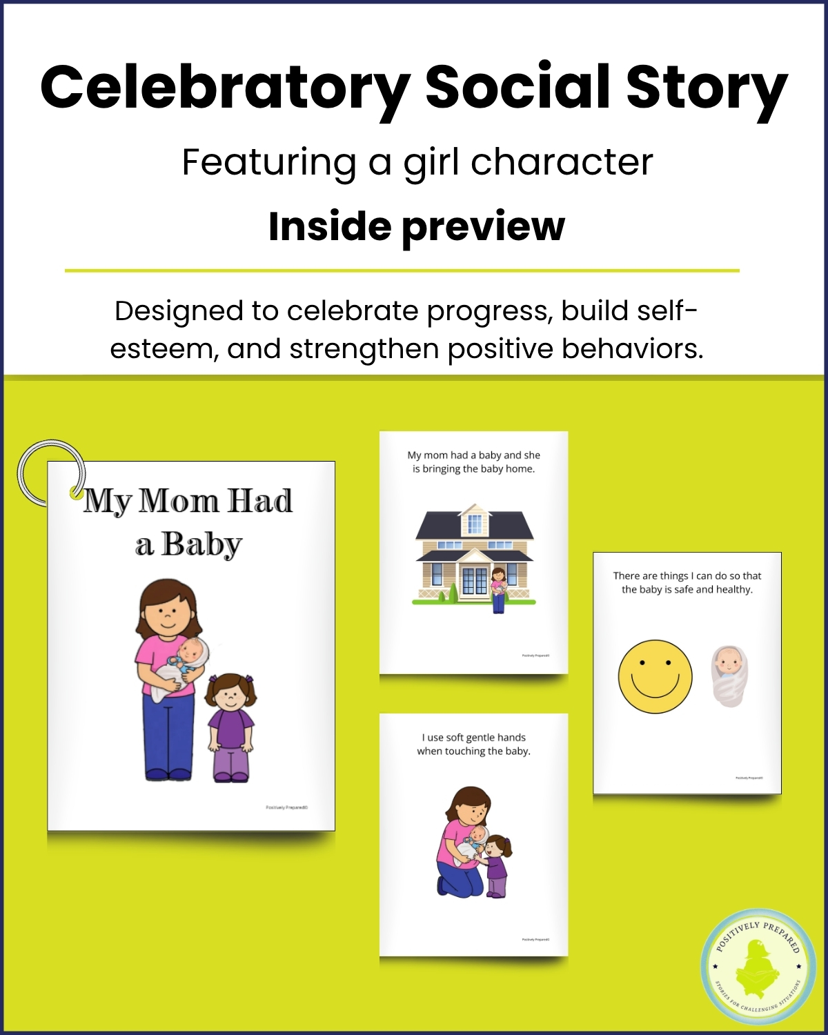 My Mom is Having a Baby Social Story Kit - Image 6