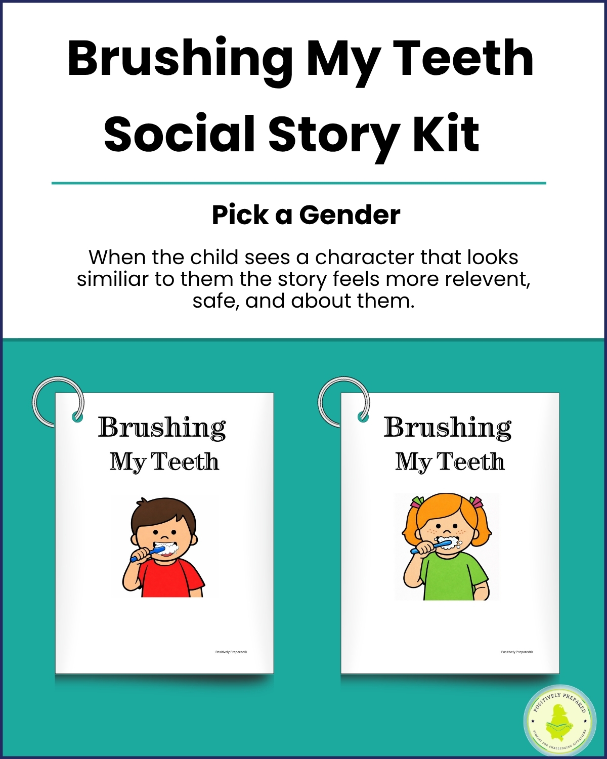 Brushing My Teeth Social Story Kit - Image 2