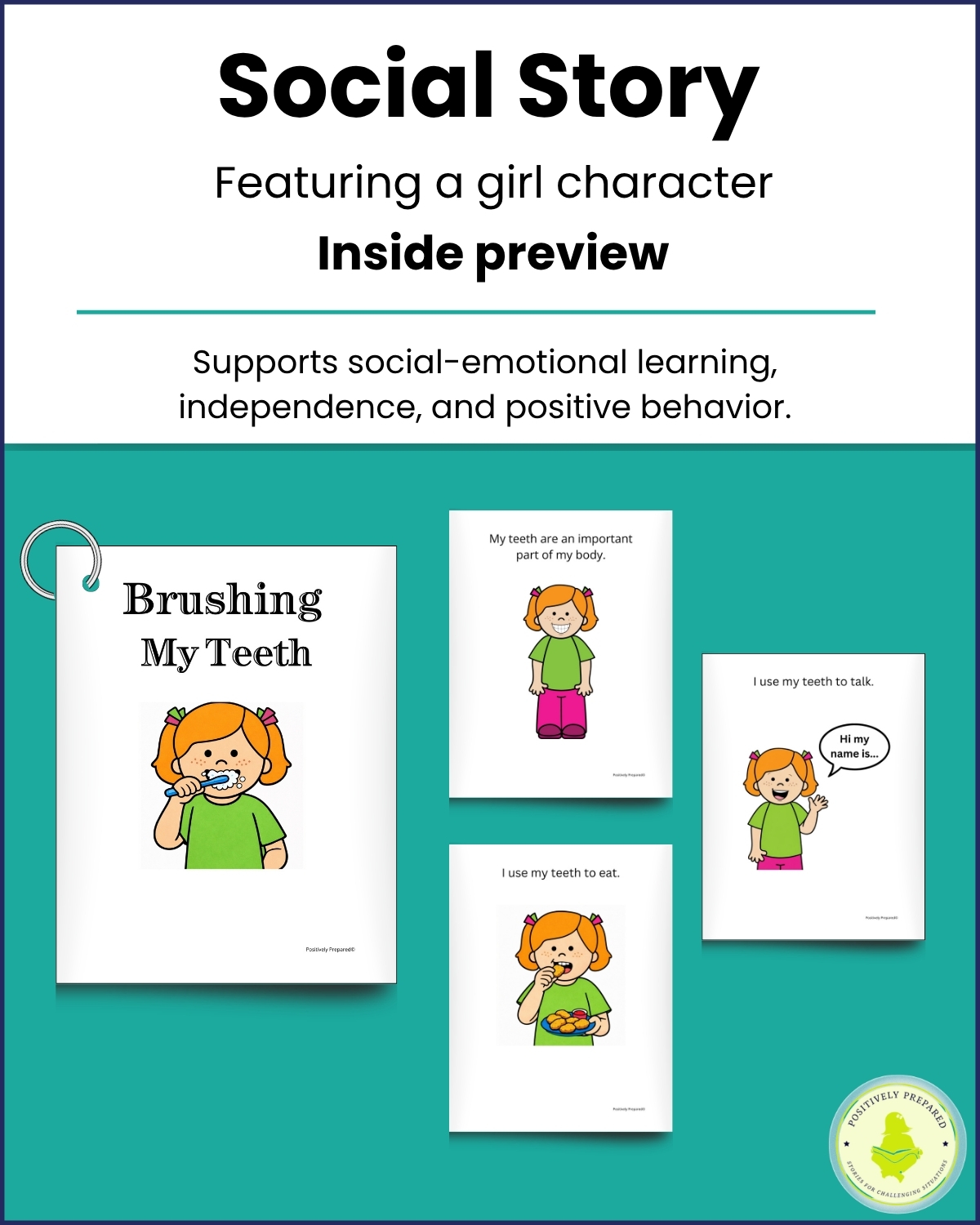 Brushing My Teeth Social Story Kit - Image 4