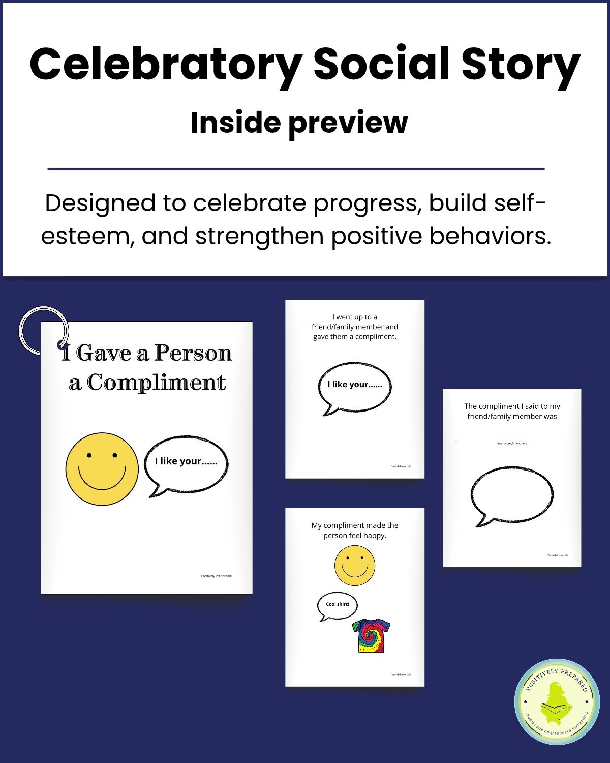 Giving Compliments Social Story Kit - Image 4