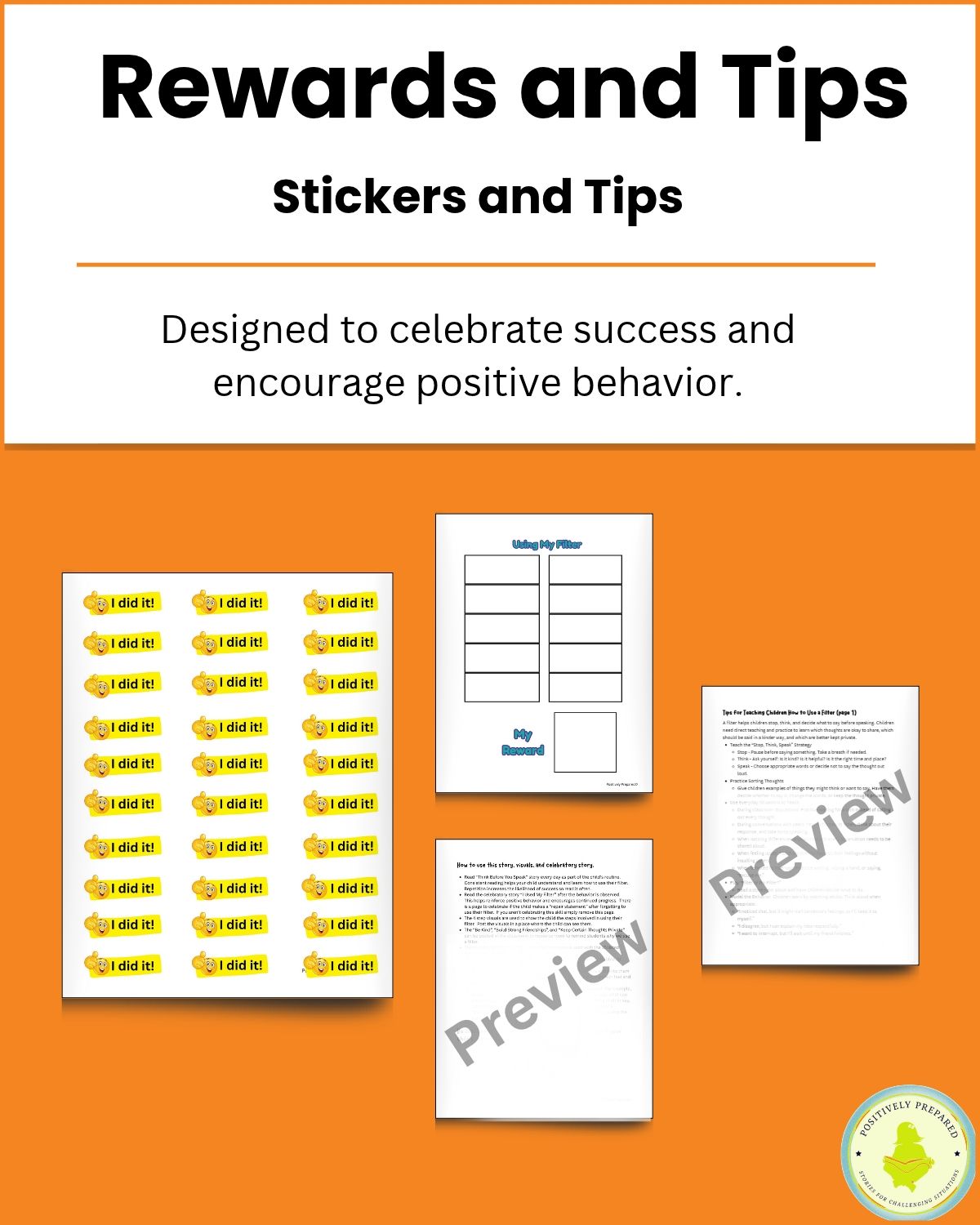 Think Before You Speak: Using a Social Filter Social Story Kit - Image 6