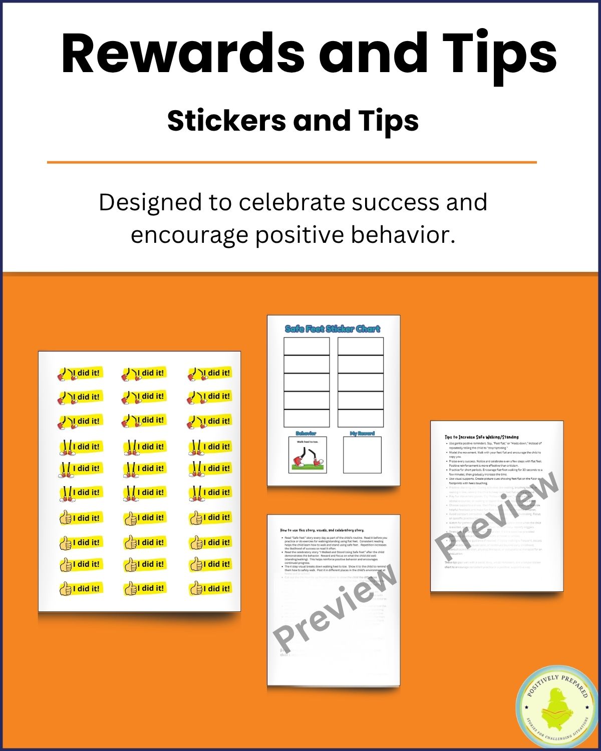Walking and Standing on My Feet Social Story Kit - Image 6