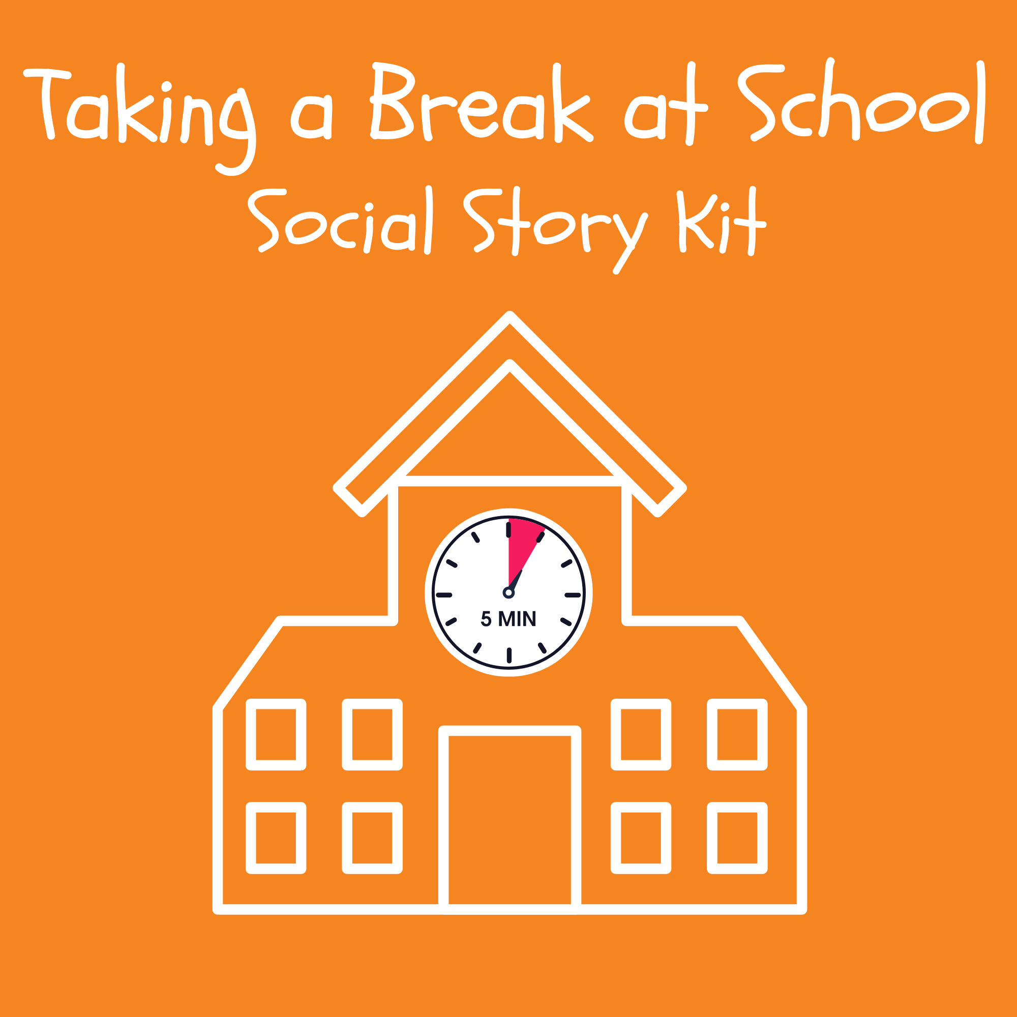 Taking a Break Social at School Story Kit