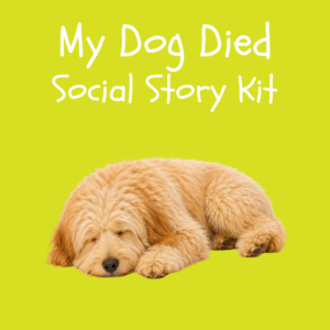 My Dog Died Social Story Kit