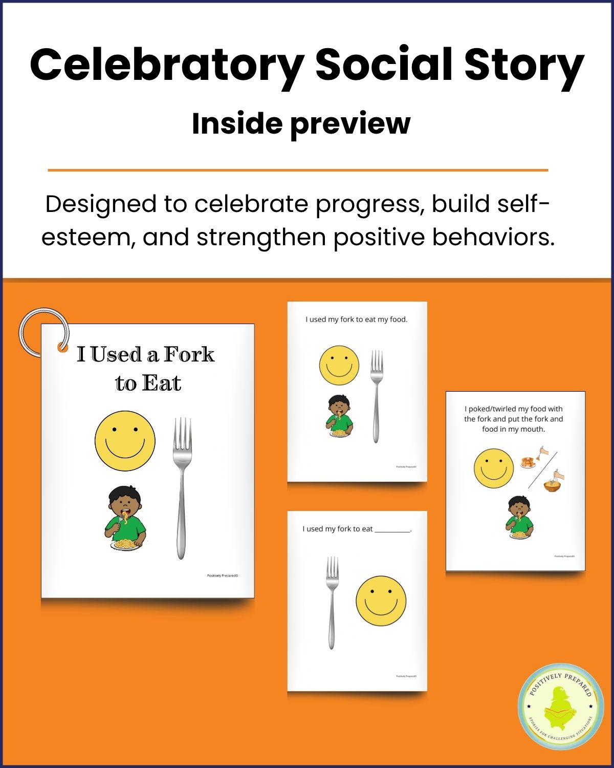 Using a Fork and Spoon Social Story Kit - Image 4