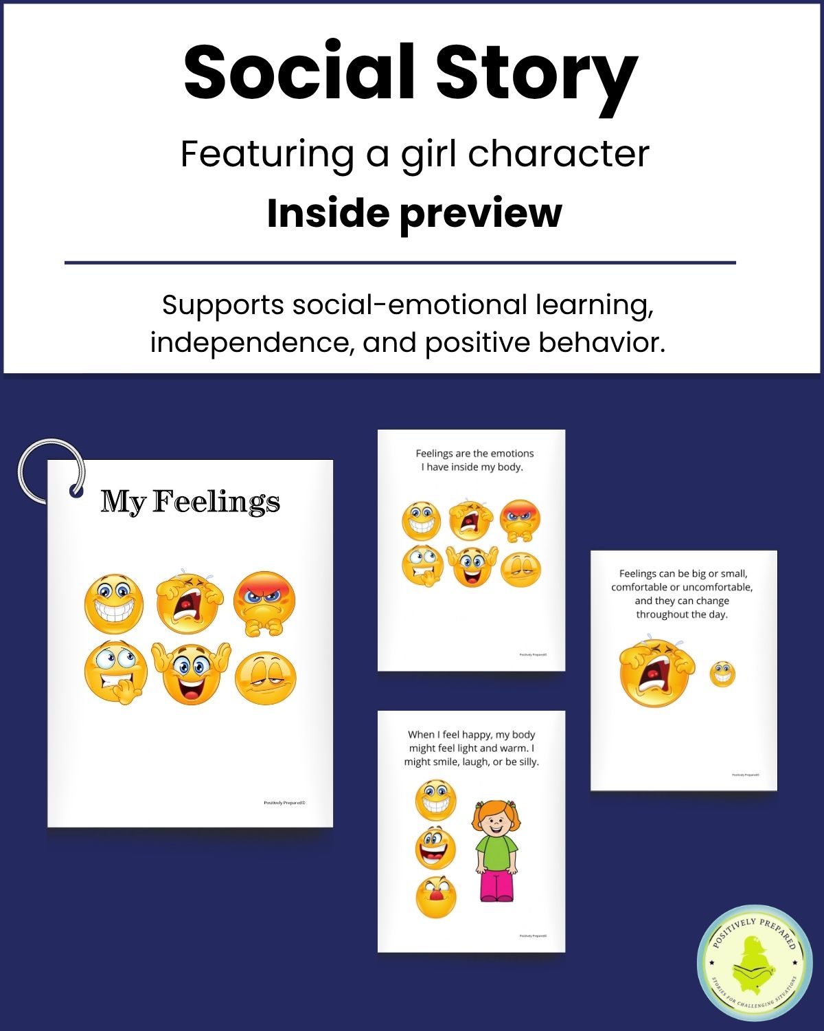 My Feelings Social Story Kit - Image 4