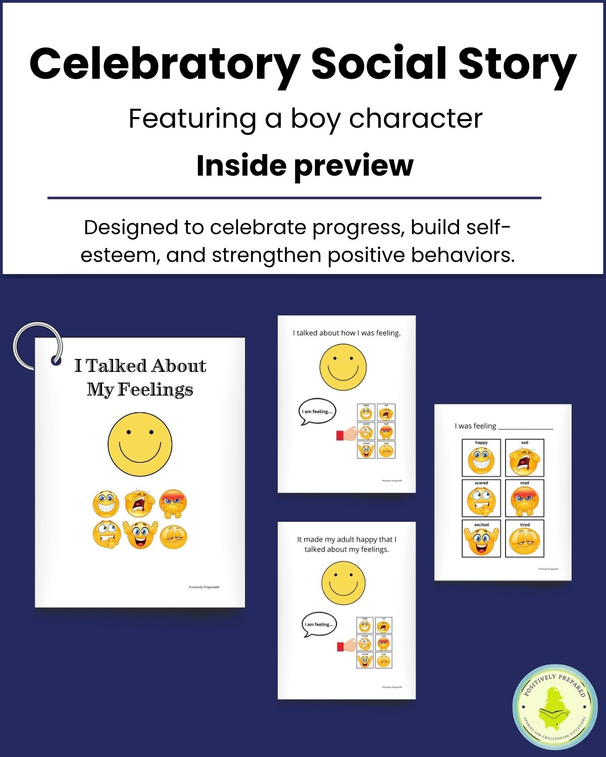 My Feelings Social Story Kit - Image 5